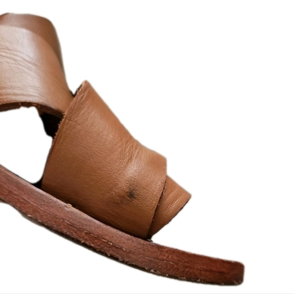 Beek Womens Brown Weaver Toe Loop Handcrafted Leather Comfort Sandal 10 - Picture 14 of 15